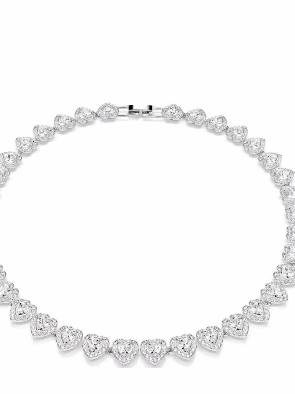 Swarovski Una Pendant Heart Large Necklace Silver
